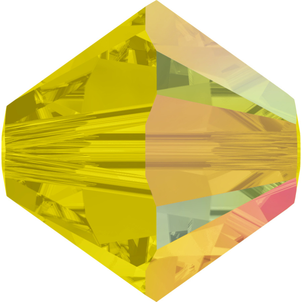 Swarovskiperle 4mm bic. Yellow Opal AB 36 St