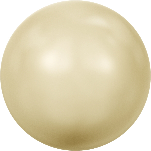 Swarovskiperle Light Gold Pearl 6mm 100 St.