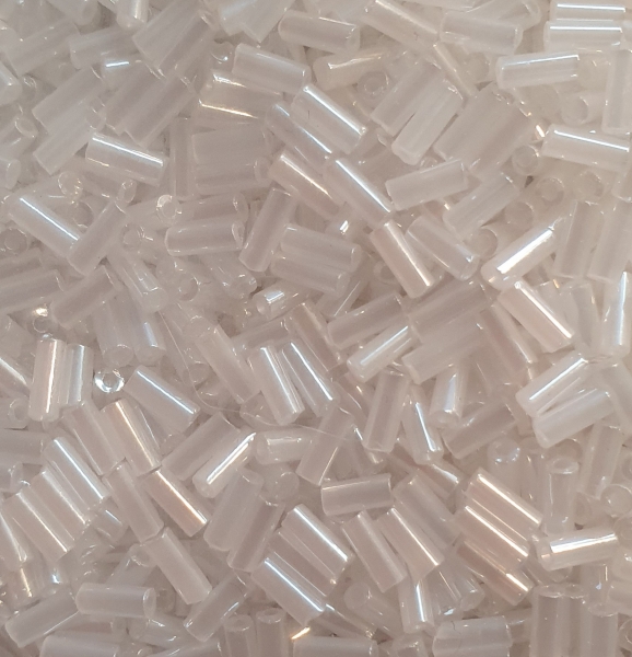 Glasstifte, 5mm, ca 100g white opal