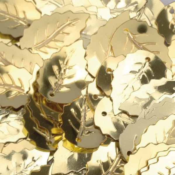 Pailletten, Blatt 13x18mm gold 25 St. gelbgold