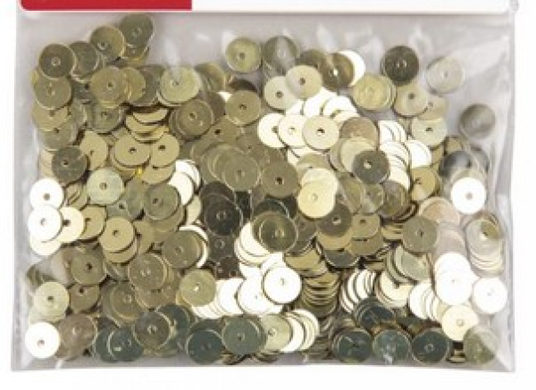 Pailletten 6mm gold 4000 St.