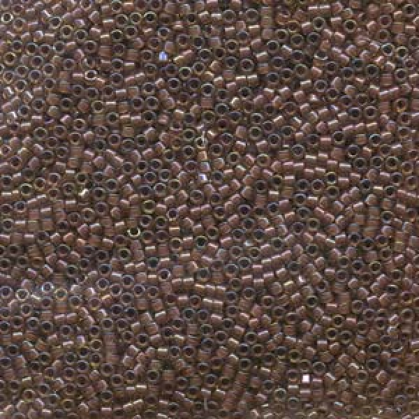 Miyuki Delica (0287) 11/0 Lined Amber Taupe AB