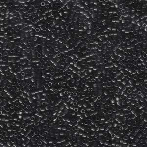Miyuki Delica (1319) 11/0 Dy TranspDk Grey 5g