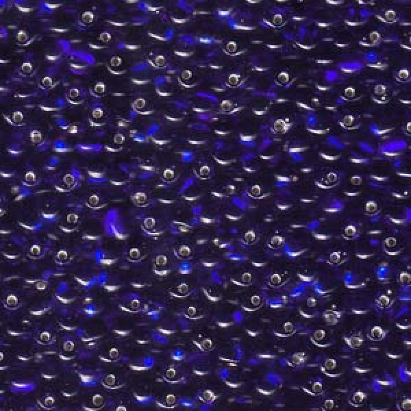 Miyuki Drop 3,4mm Cobalt silver Lined ca15g