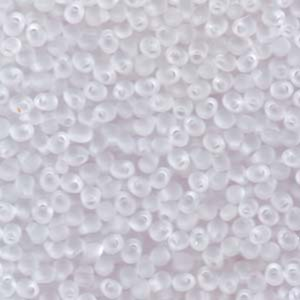 Miyuki Drop 3,4mm Crystal Matt ca15g