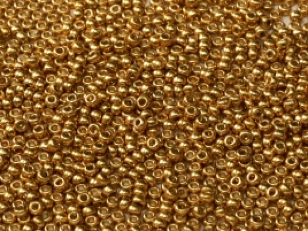 Miyuki 2mm (4202) Duracoat Gold ca19g