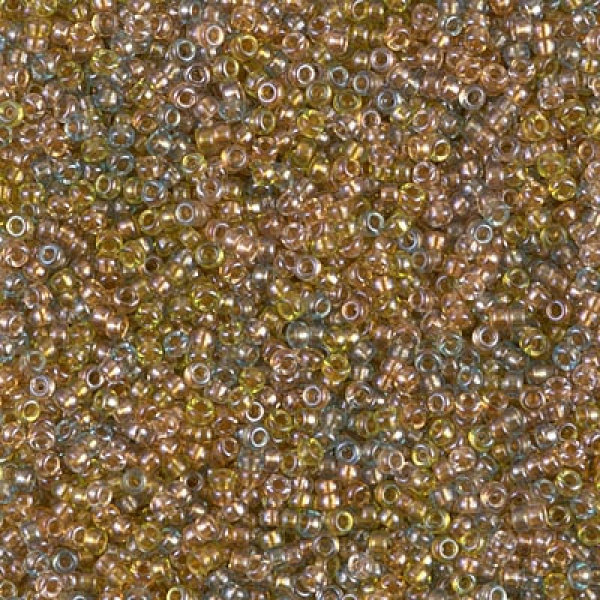 Miyuki 1,5mm (3051) Lined Mix Gold Bg Aqua 100g