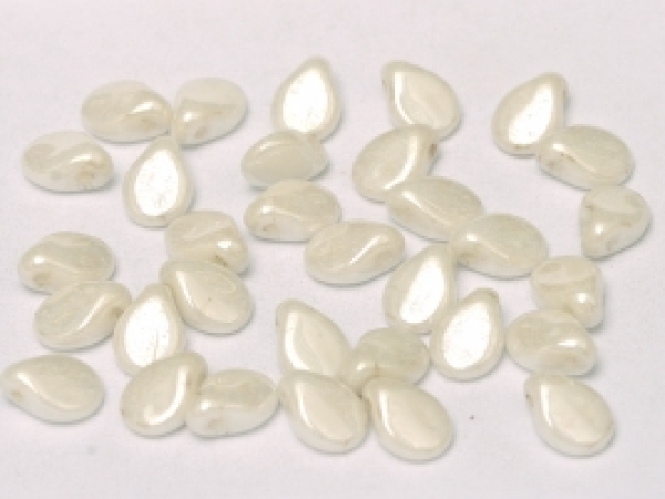 Pip Bead 5x7mm White Hematite 300 St.