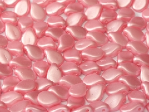 Pip Bead 5x7mm White Pastel Pink 60 St.