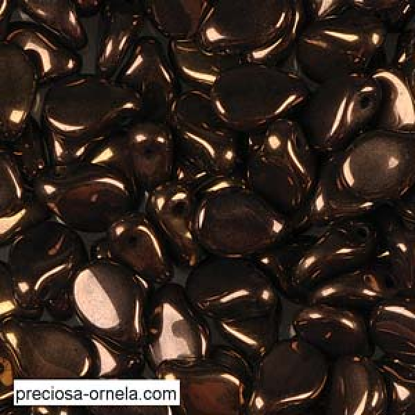 Pip Bead 5x7mm Jet Vega 300 St.