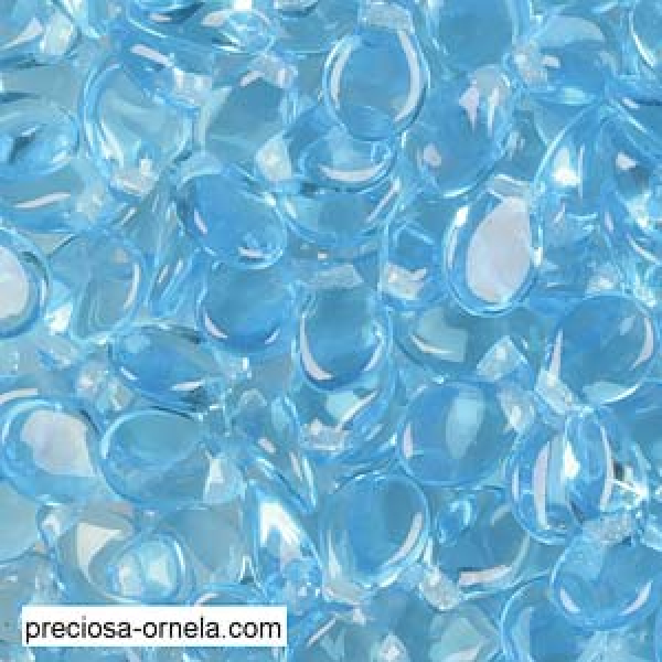 Pip Bead 5x7mm Aqua 300 St.