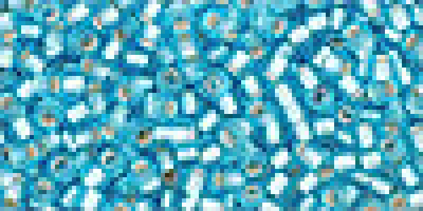 Toho 3,0mm (0023F) Silver Lined Frost  Aquamarine ca19g