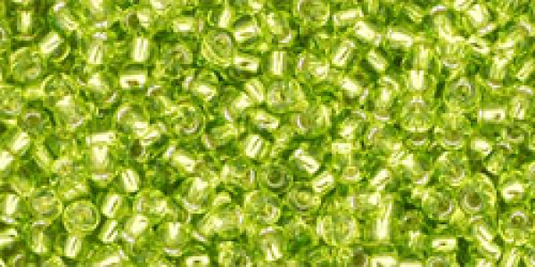 Toho 3,0mm (0024) Silver Lined Lime Green  ca19g