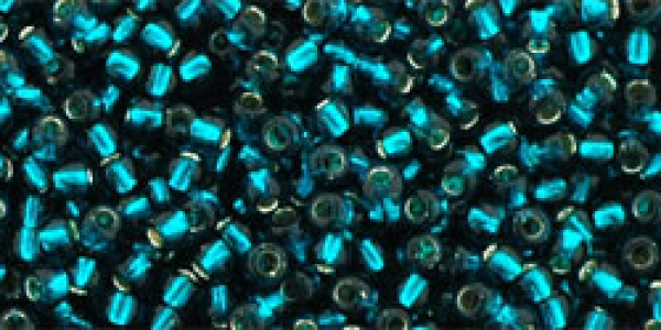 Toho 3,0mm (0027BD) Silver Lined Teal ca19g