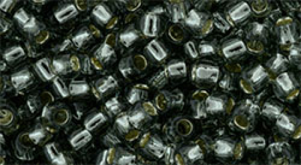 Toho 3,0mm (0029) Silver Lined Black Diamond ca19g