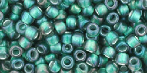 Toho 3,0mm (0270F) Inside Color Crystal/Metallic Teal ca19g