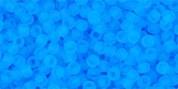 Toho 2,0mm (0003BF) Transparent Frost Med Aqua ca20g