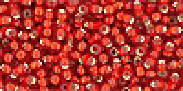 Toho 2,0mm (0025CF) Silver Lined Frost  Ruby 250g