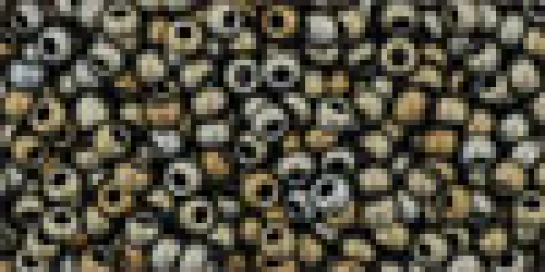 Toho 2,0mm (0083F) Frost Metallic Iris Brown 250g