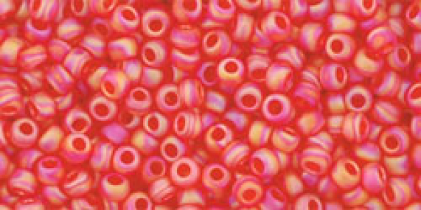 Toho 2,0mm (0165F) Tran Rainb Frost Lt. Siam ca20g