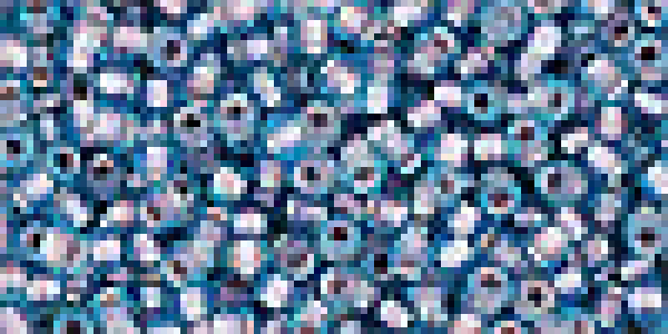 Toho 2,0mm (0277) Inside Color Aqua / Lavender Lined 250g