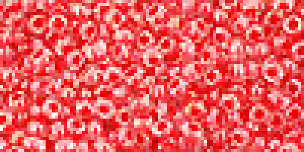 Toho 2,0mm (0341) IC Cry/ tomato Lined ca20g