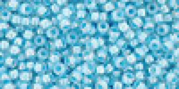 Toho 2,0mm (0351) IC Crystal / Op Blue Lined 250g