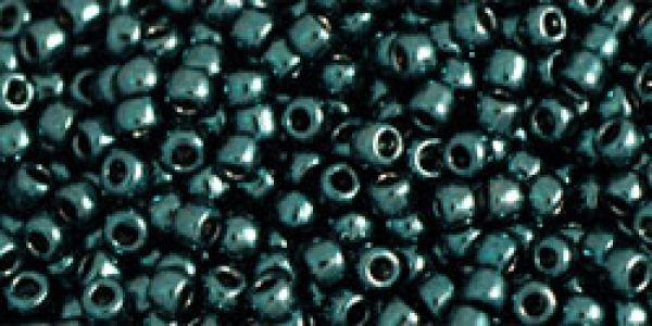 Toho 2,0mm (0519) High Met Teal Hematite 250g