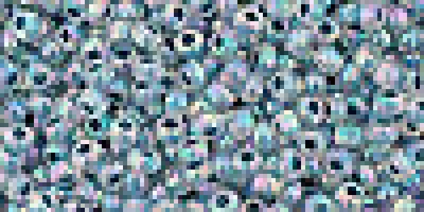 Toho 2,0mm (0773) Ins Col Rainb Cry/Monta ca20g