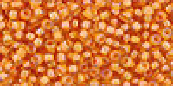 Toho 2,0mm (0950) Inside Color Jonquil Burnt Orange 250g