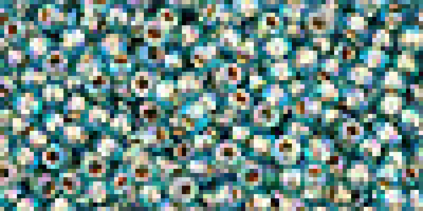 Toho 2,0mm (0995) Gold Lined Rainbow Aqua 250g