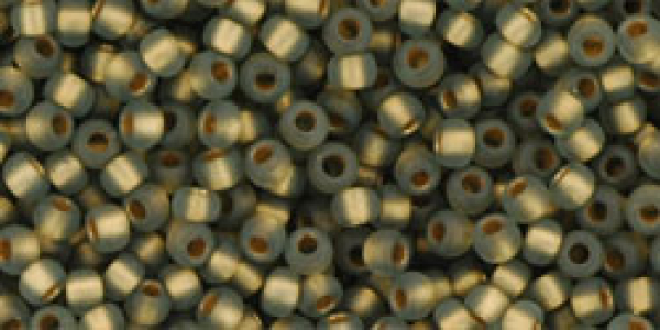 Toho 2,0mm (0999F) Frost Gold Lined Black Diamond 250g