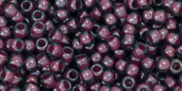 Toho 2,0mm (1076) Inside Color Grey / Magenta Lined 250g