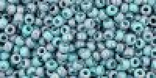 Toho 2,0mm (1206) Marbled Opak Turquoise /mAmethyst 250g