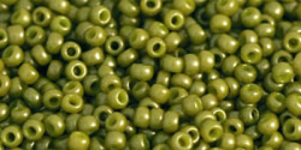 Toho 2,0mm (1624F) Opak Frost Gold Lüster Pea Green Soup 250g