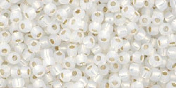 Toho 2,0mm (2100) Silver Lined Milky White ca20g