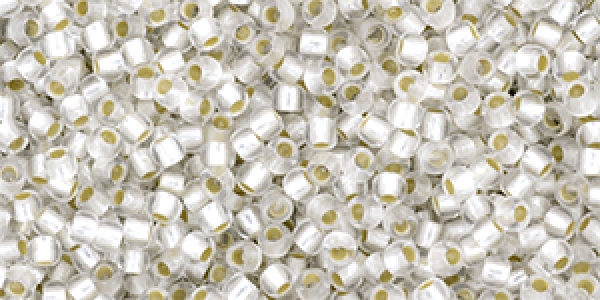 Toho 2,0mm (PF0021F) Permanent Finish Silver Lined Frost Crystal 250g