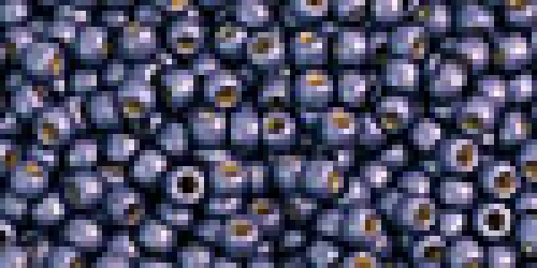 Toho 2,0mm (PF0567F) Permanent Finish Galvanized Metallic Blue Frost 250g