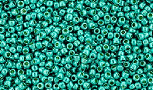 Toho 2,0mm (PF0569) Permanent Finish Galvanized Teal 250g