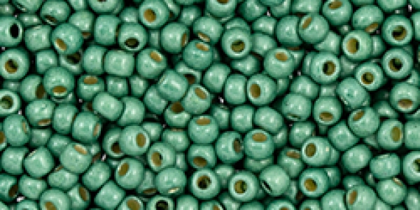 Toho 2,0mm (PF0589F) Permanent Finish Frost Galvanized Jade Green 250g