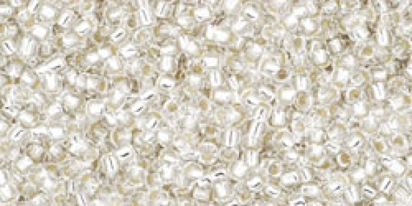 Toho 1,5mm (0021) Silver Lined Crystal 100g