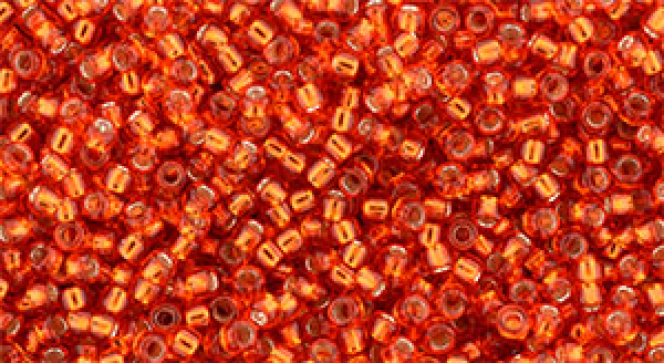 Toho 1,5mm (0025) Silver Lined Light Siam Ruby 100g