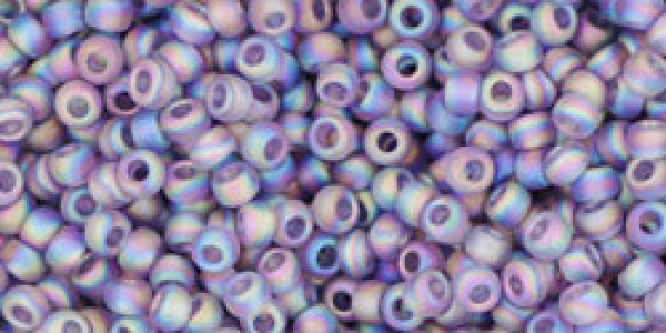 Toho 1,5mm (0166DF) Transp Rainbow Fr Tanzanite ca8g