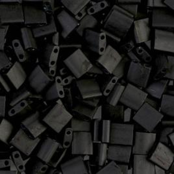 Miyuki Tila Bead 5mm Black Matt ca 7,2g