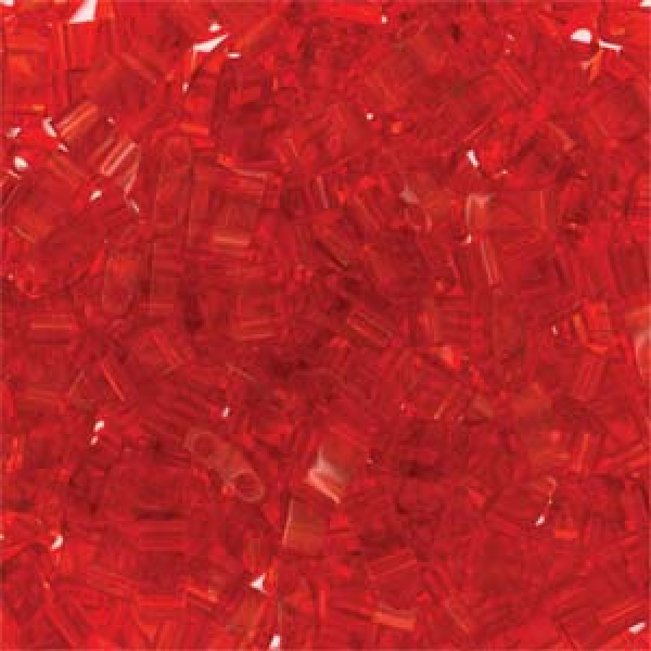 Miyuki Half Tila 5mm Transparent Red  5g