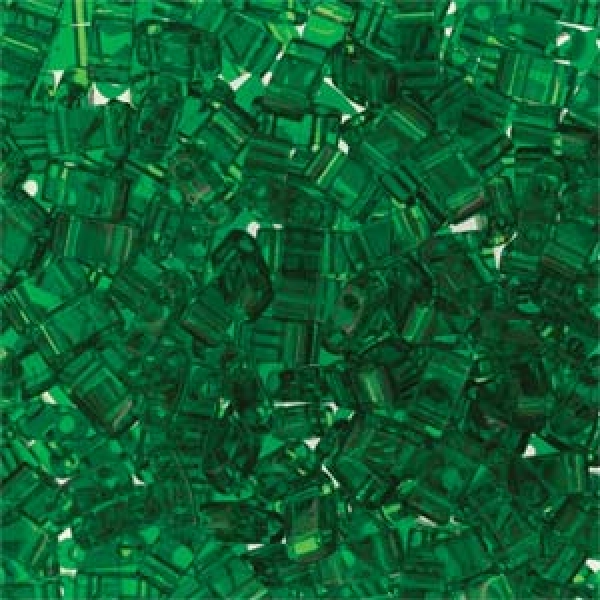 Miyuki Half Tila Bead 5mmTransparentGreen 50g