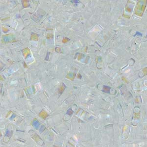 Miyuki Half Tila 5mm Crystal AB 5g
