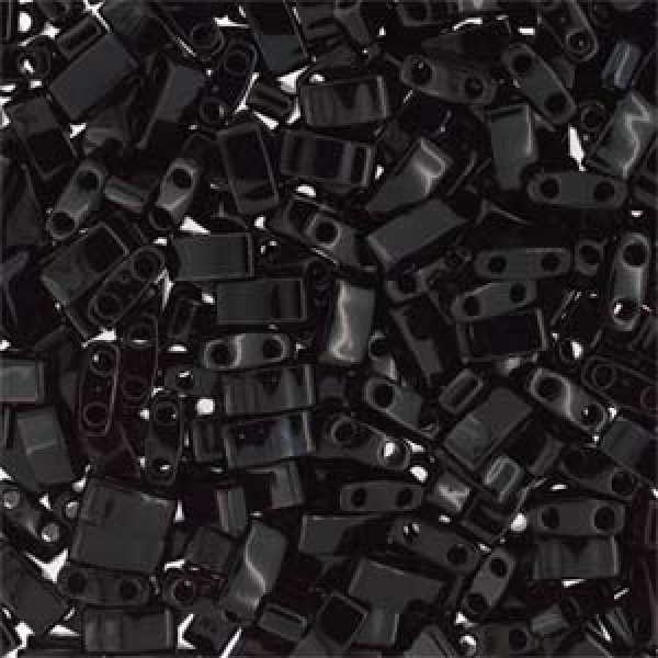 Miyuki Half Tila Bead 5mm Black  5g