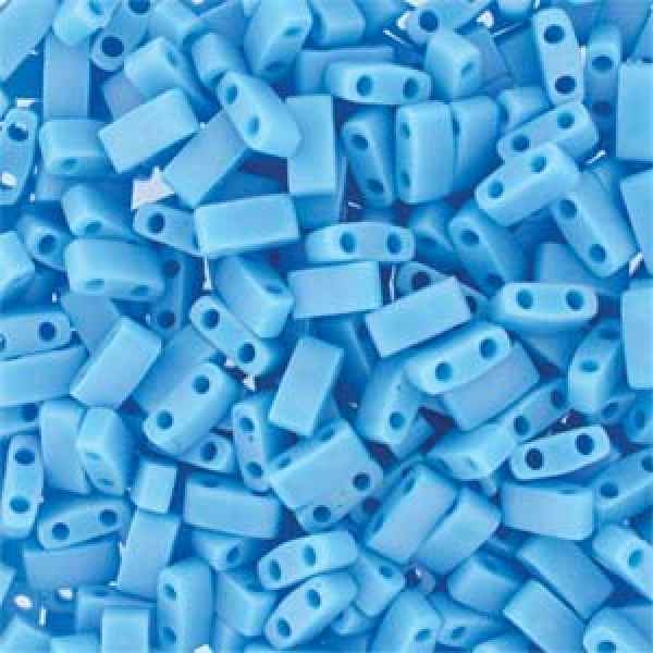 Miyuki Half Tila Bead 5mm Matt Op Turq  50g