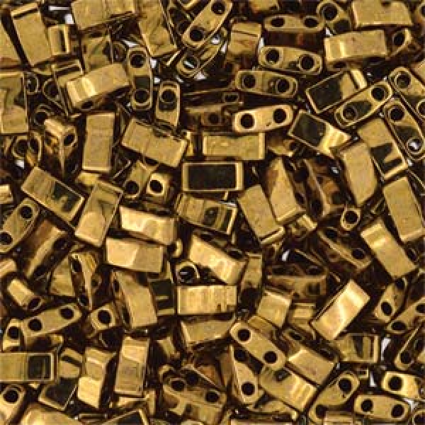 Miyuki Half Tila Bead 5mm Dk Bronze 5g